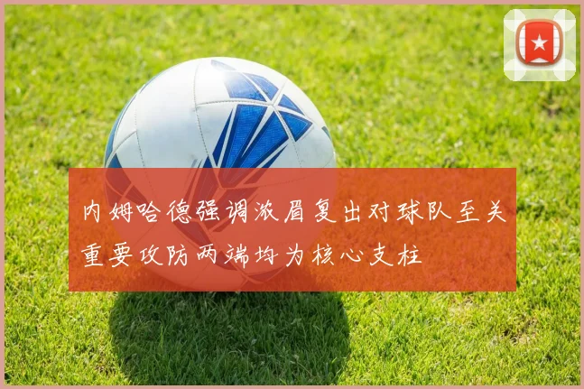 内姆哈德强调浓眉复出对球队至关重要攻防两端均为核心支柱